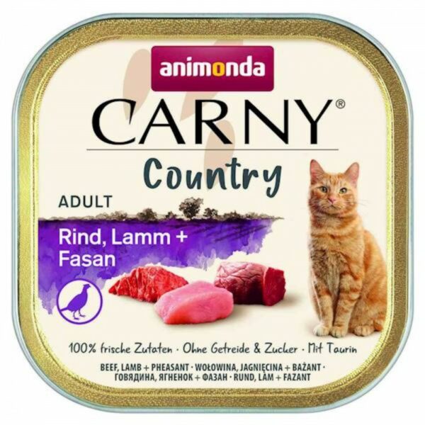ANIMONDA Carny COUNTRY Adult z wołowiną, jagnięciną i bażantem 100g