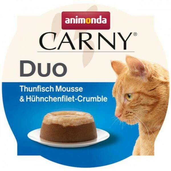 ANIMONDA Carny DUO tuńczyk i filet z kurczaka MUS 70g