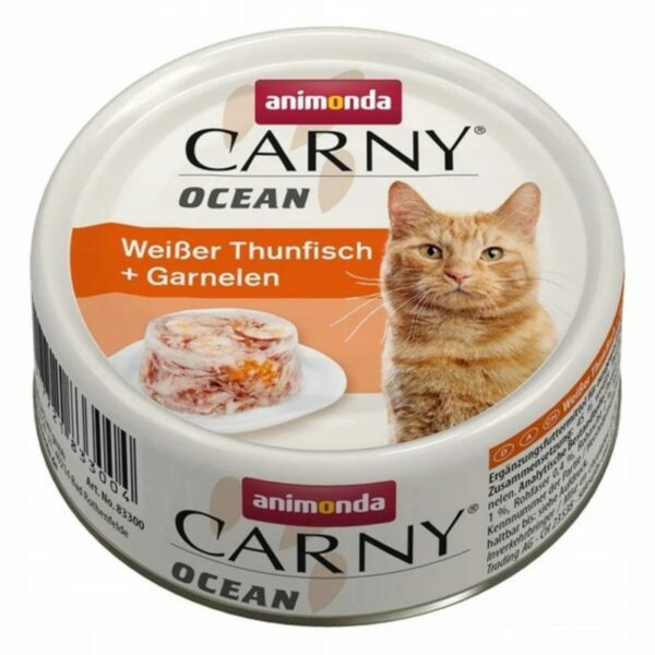 ANIMONDA Carny OCEAN z białym tuńczykiem i krewetkami 80g