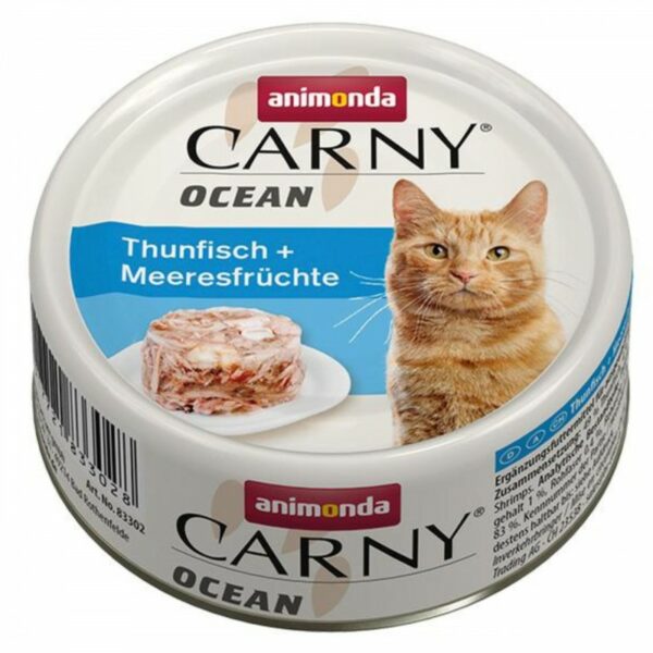 ANIMONDA Carny OCEAN z białym tuńczykiem i owocami morza 80g