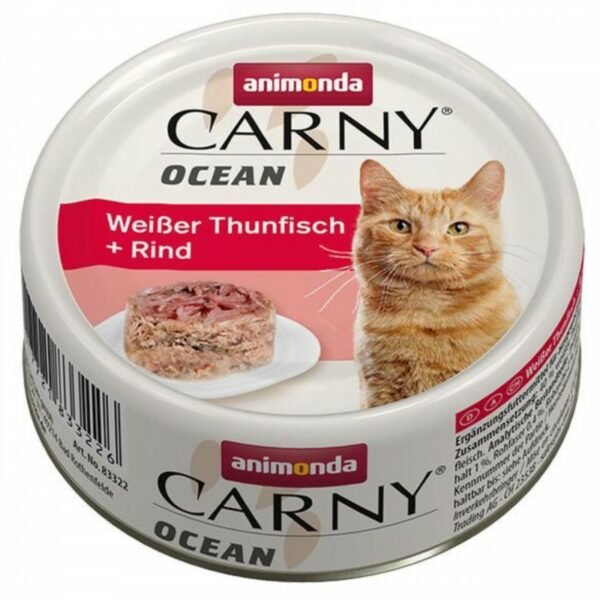 ANIMONDA Carny OCEAN z białym tuńczykiem i wołowiną 80g