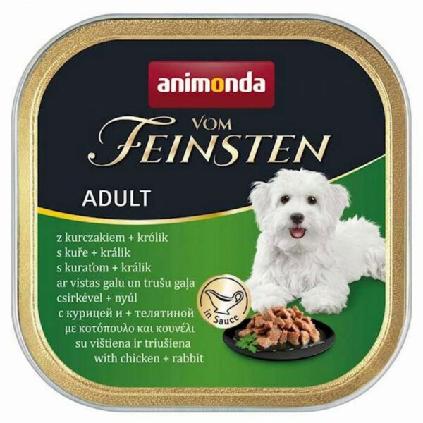 ANIMONDA vom feinsten ADULT z kurczakiem i królikiem w sosie 150g