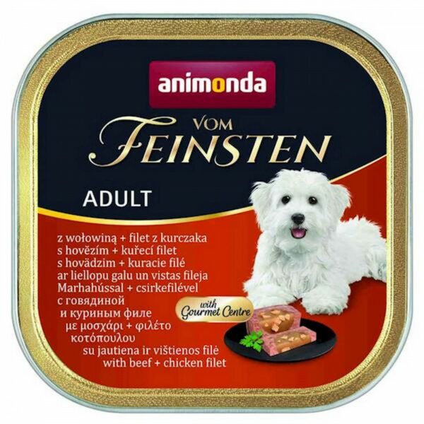 ANIMONDA vom feinsten ADULT z wołowiną i filetem z kurczaka 150g
