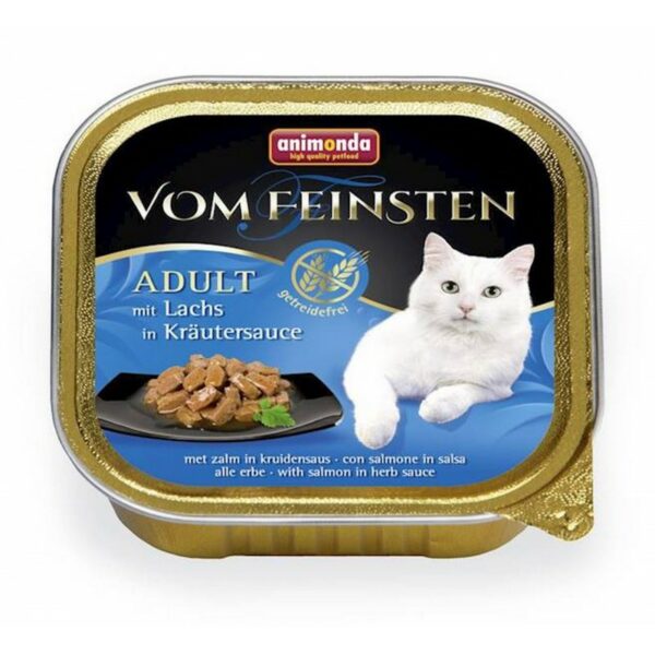 ANIMONDA vom feinsten NO GRAIN łosoś w ziołowym sosie 100g