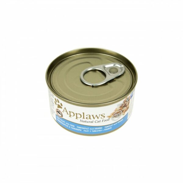 Applaws Filet z Tuńczyka z Krabem w wywarze 70g