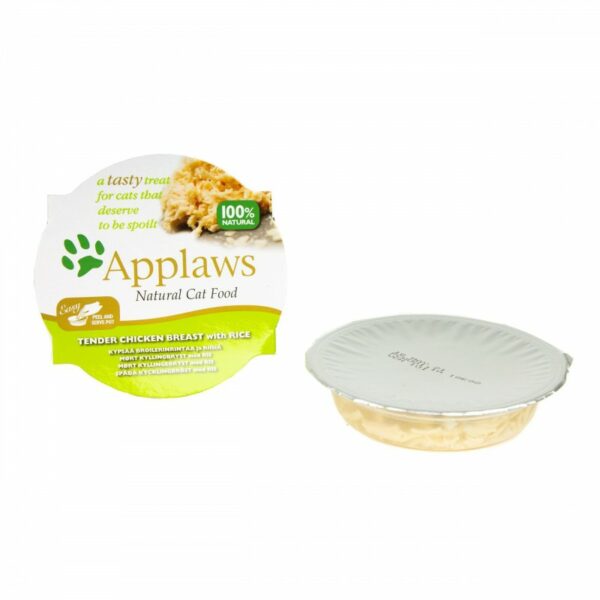 Applaws Pierś z Kurczaka z Ryżem w rosole 60g
