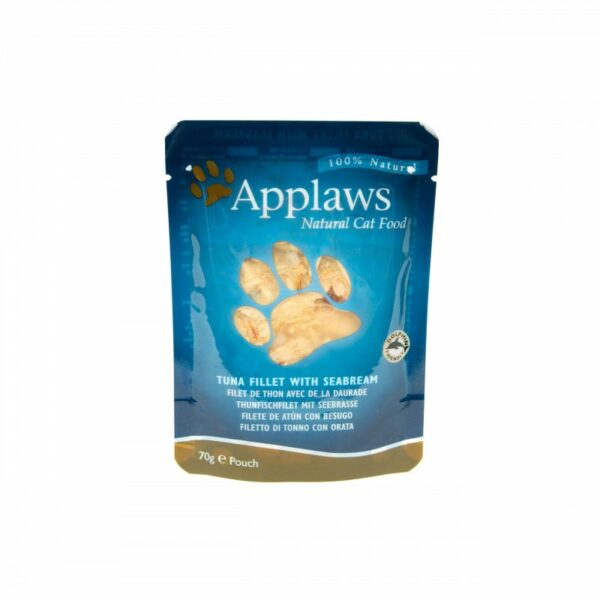 Applaws saszetka Filet z Tuńczyka z Leszczem w wywarze 70g