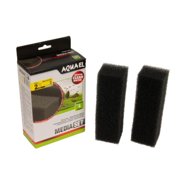 AQUAEL wkład gąbkowy GĄBKA do FAN 3 plus 2szt