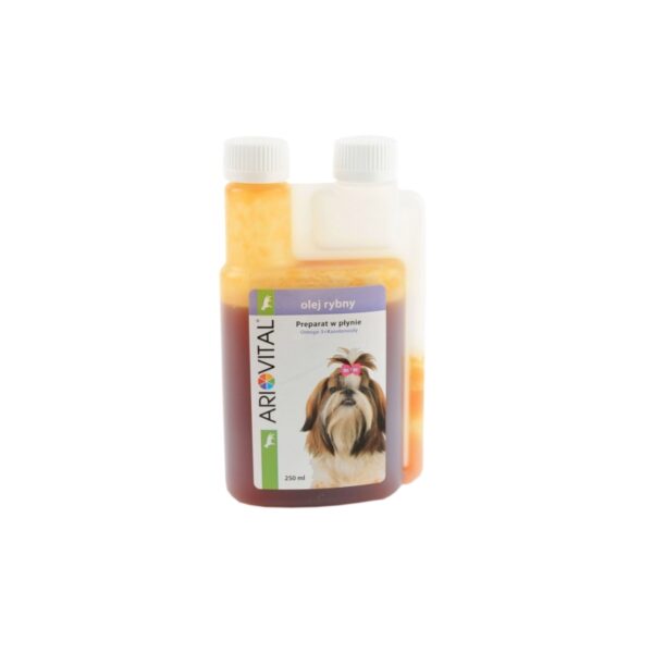 ARIOVITAL Olej rybny Omega 3 + Kartenoidy 250ml