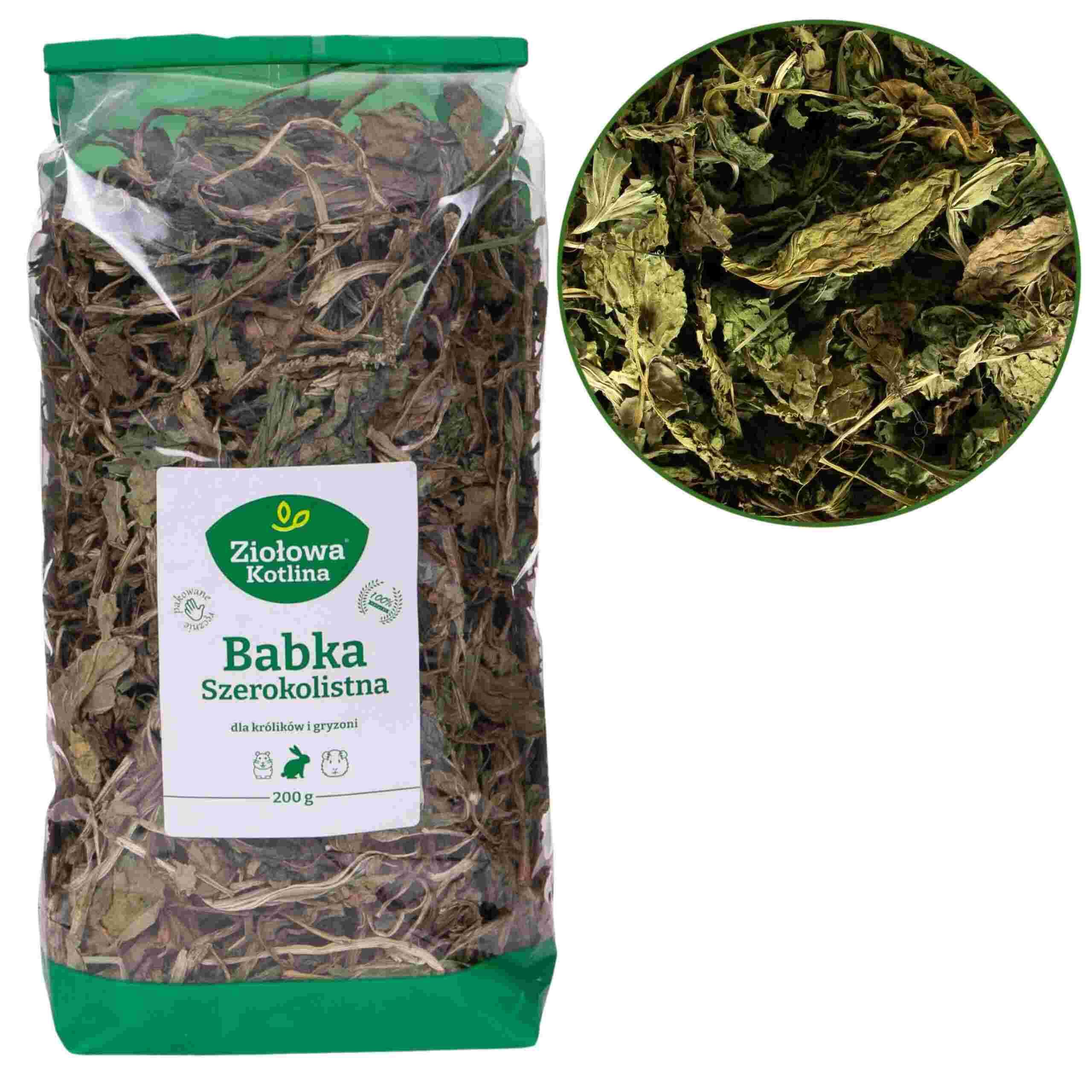 ZIOŁOWA KOTLINA Babka Szerokolistna 200g