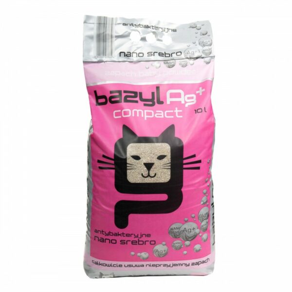 BAZYL AG+ Compact Baby Powder żwirek zbrylający z nano srebrem 10L
