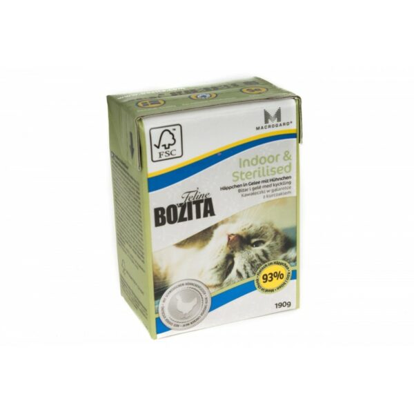 Bozita mięsna karma INDOOR & STERILISED 190g
