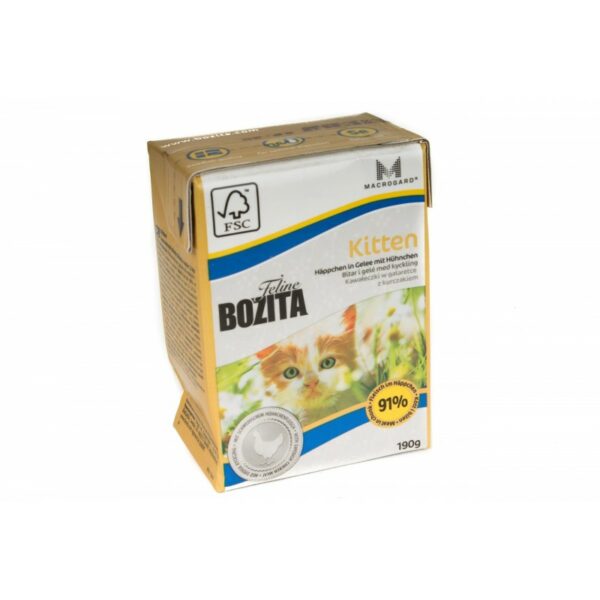 Bozita mięsna karma KITTEN dla kociąt 190g