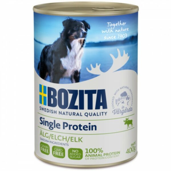 BOZITA Single Protein Łoś 400g