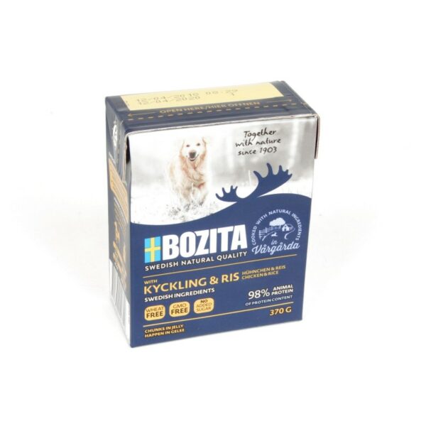 BOZITA z Kurczakiem i Ryżem w galaretce 370g