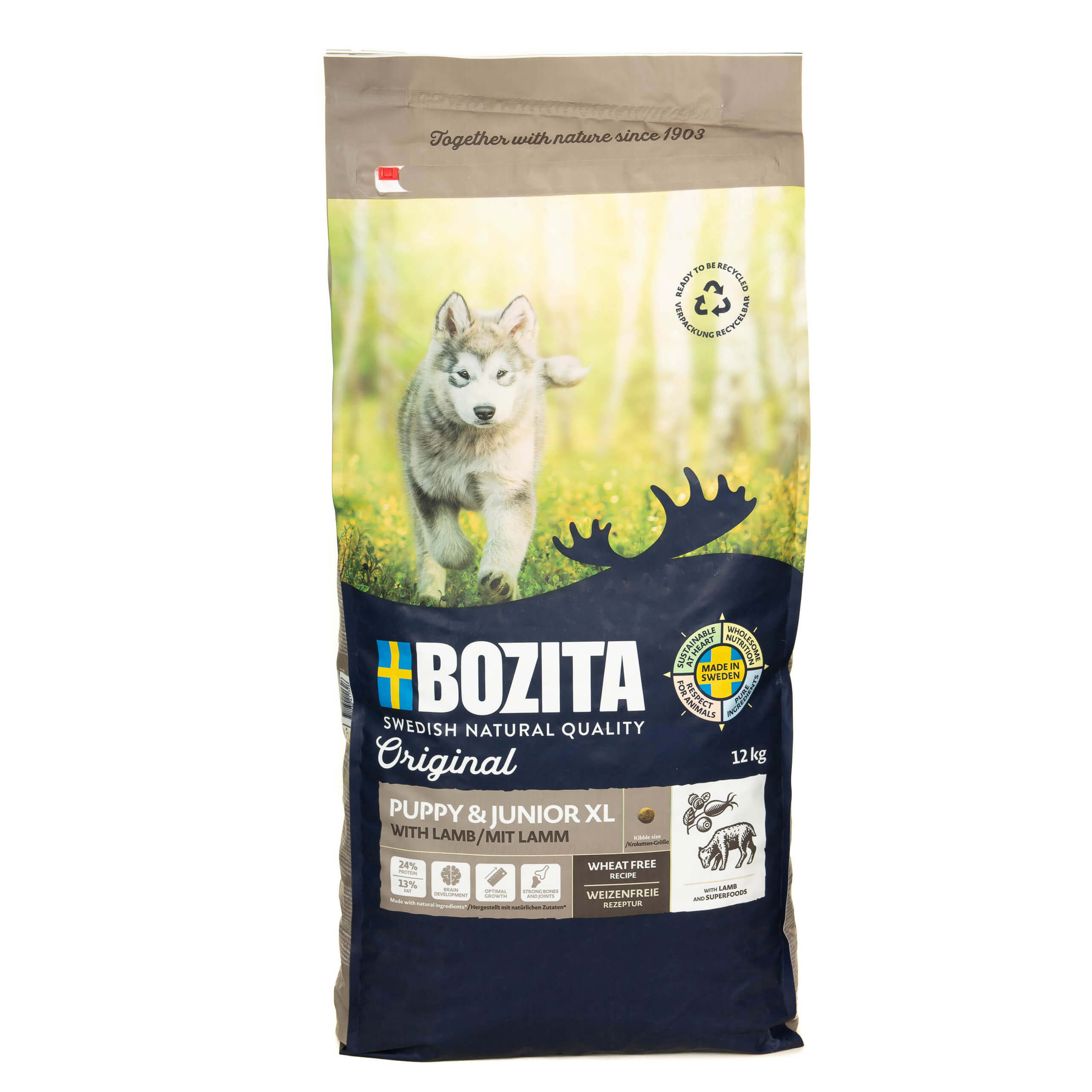 BOZITA Original PUPPY JUNIOR XL LAMB