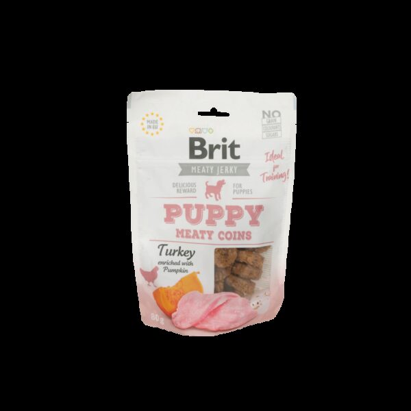BRIT Jerky PUPPY TURKEY MEATY 80g
