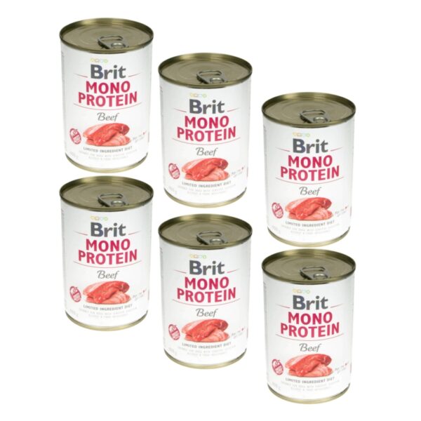BRIT MONO PROTEIN Beef 6x400g