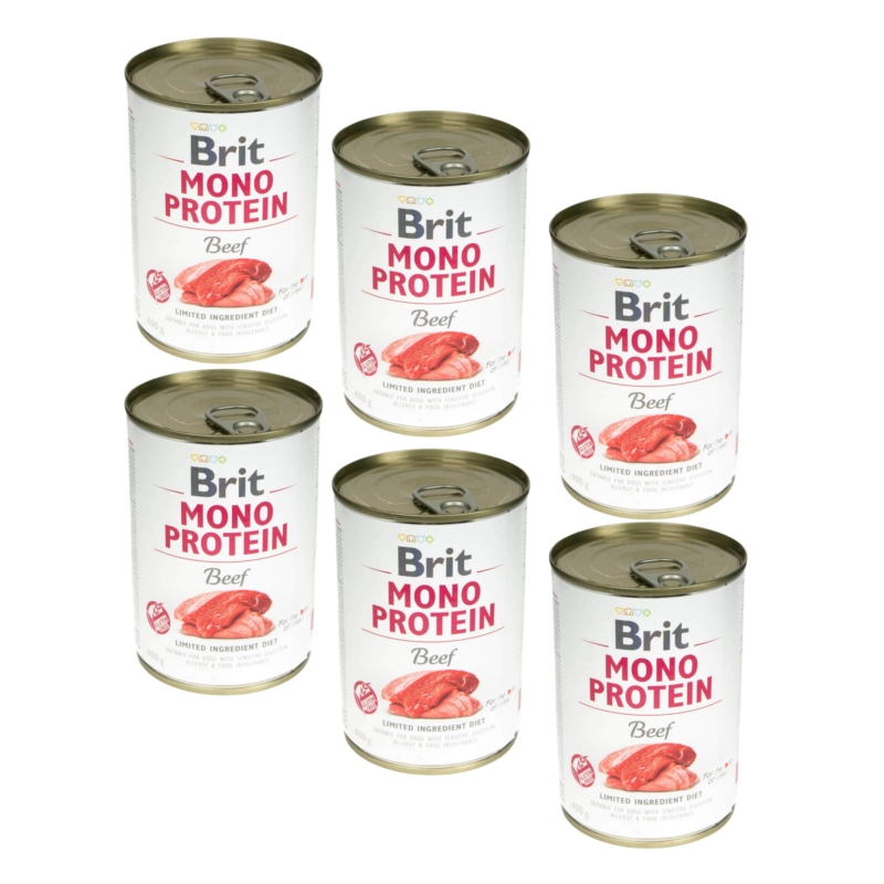 BRIT MONO PROTEIN Beef 6x400g