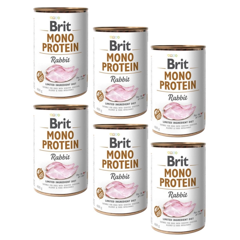 BRIT MONO PROTEIN Rabbit 6x400g