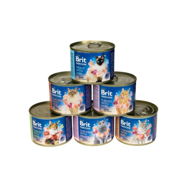 BRIT Premium by Nature TAURIN Chicken&Hearts 200g