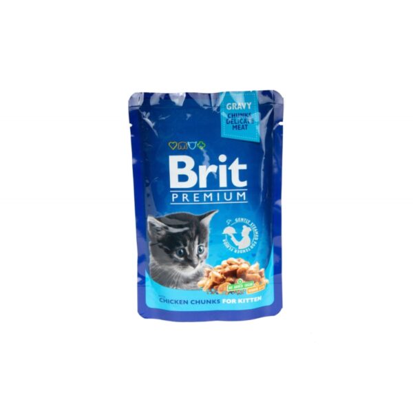 BRIT Premium saszetka KITTEN w sosie 100g