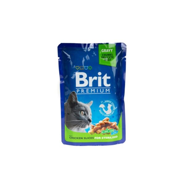BRIT Premium saszetka STERILISED w sosie 100g