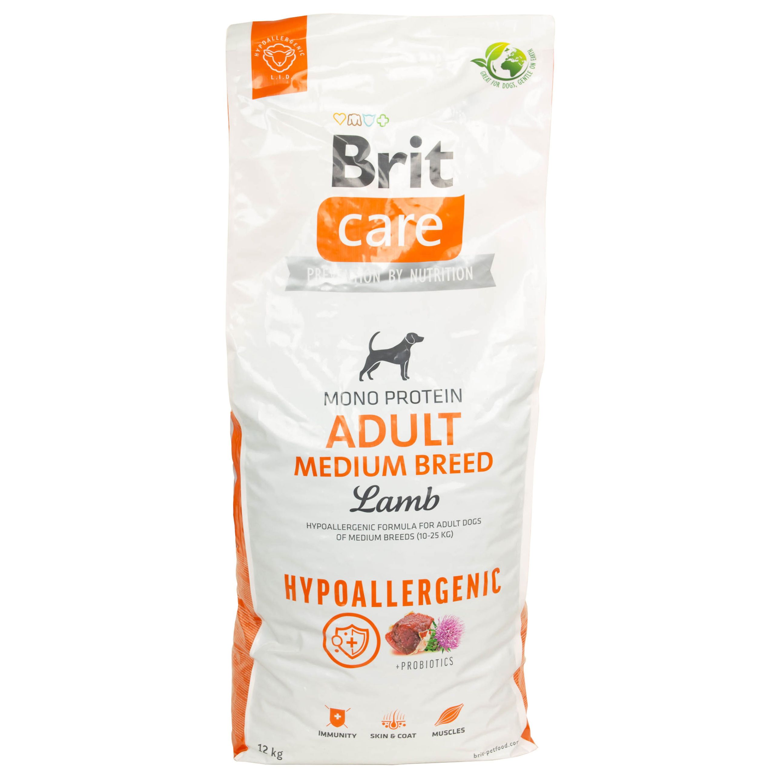 BRIT CARE Hypoallergenic Adult Medium Lamb
