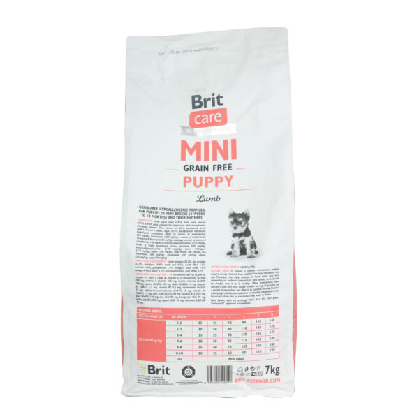 BRIT Care MINI Grain free PUPPY Lamb - obrazek 2