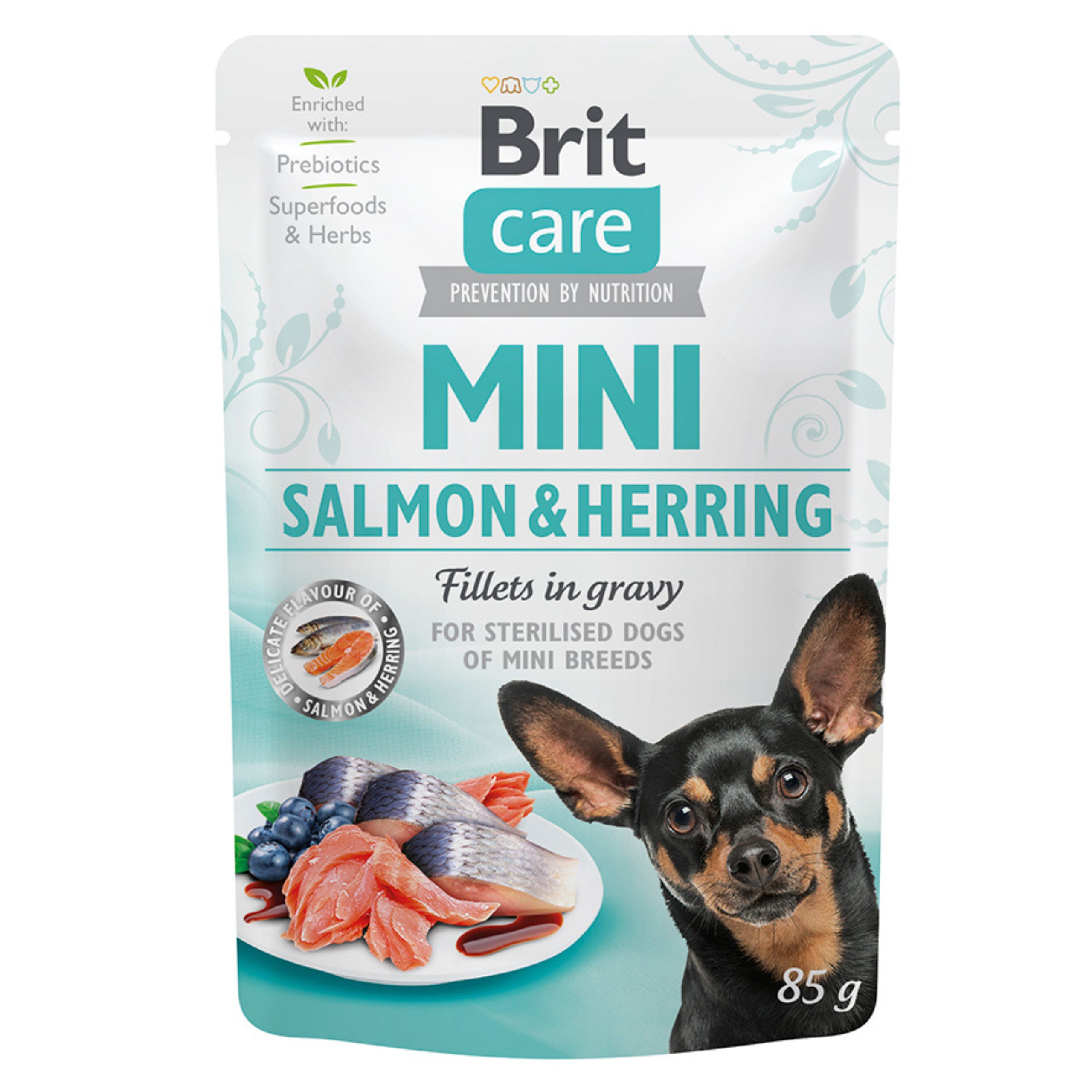 BRIT Care MINI Sterilised Salmon&Herring 85g