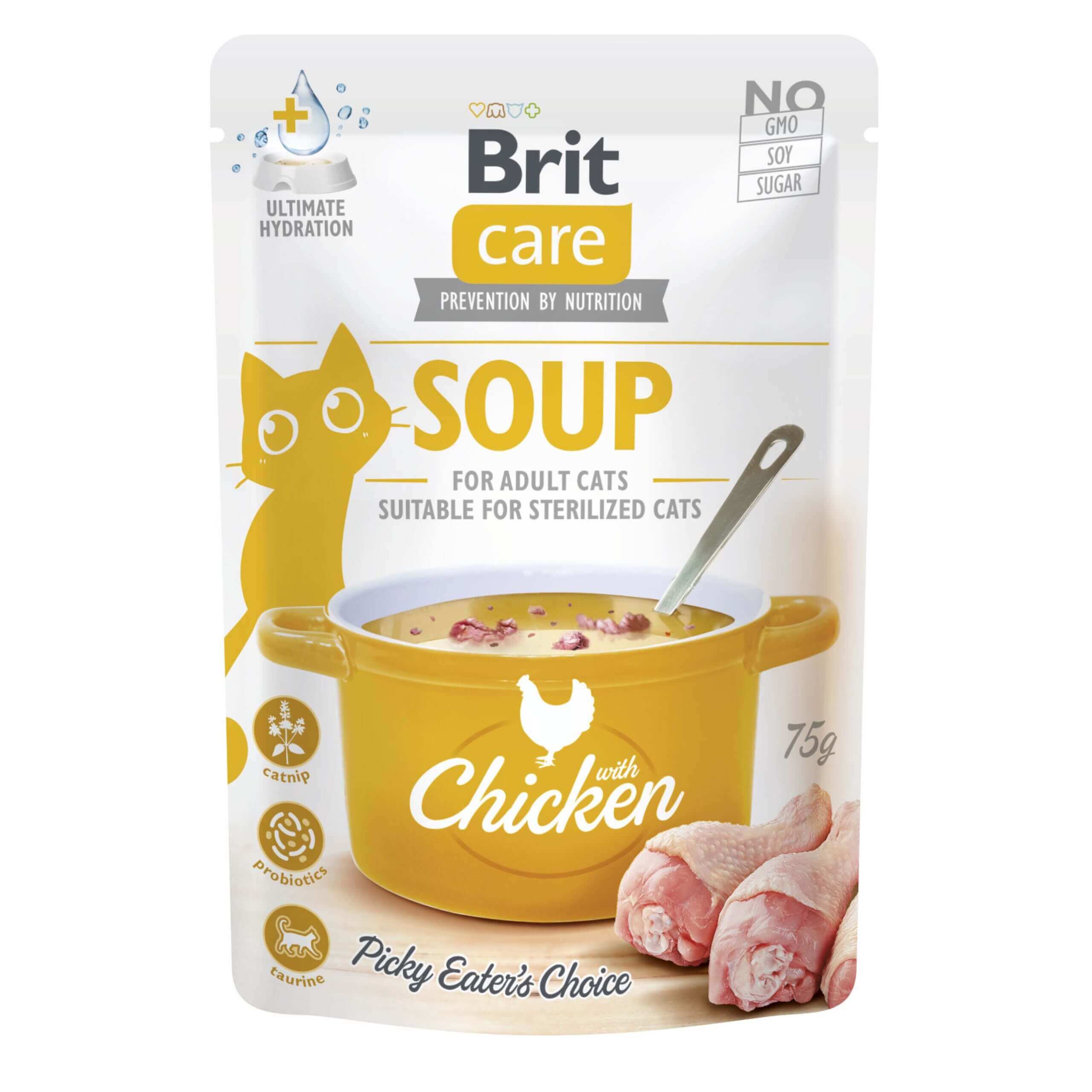 BRIT Care saszetka SOUP Chicken 75g