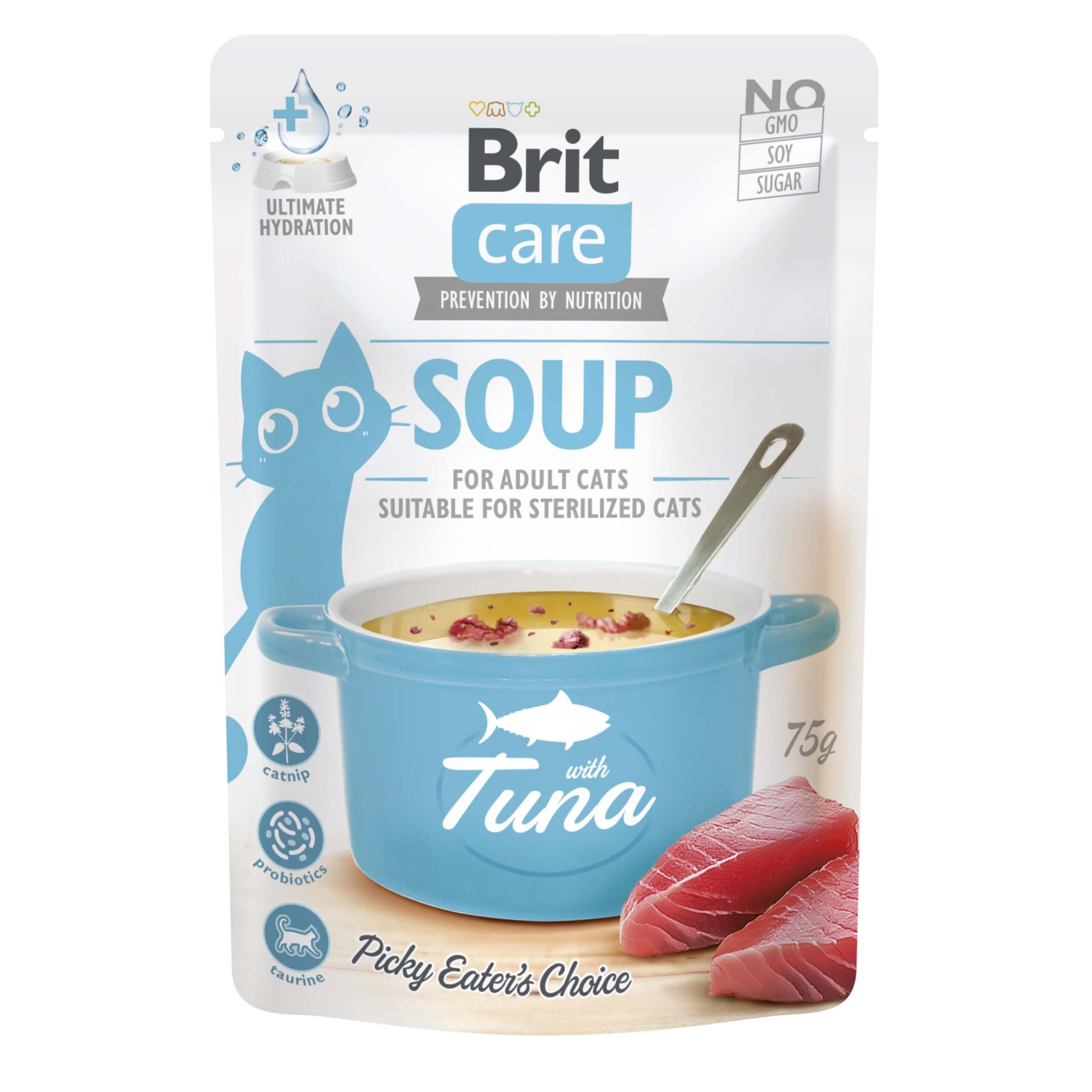BRIT Care saszetka SOUP Tuna 75g