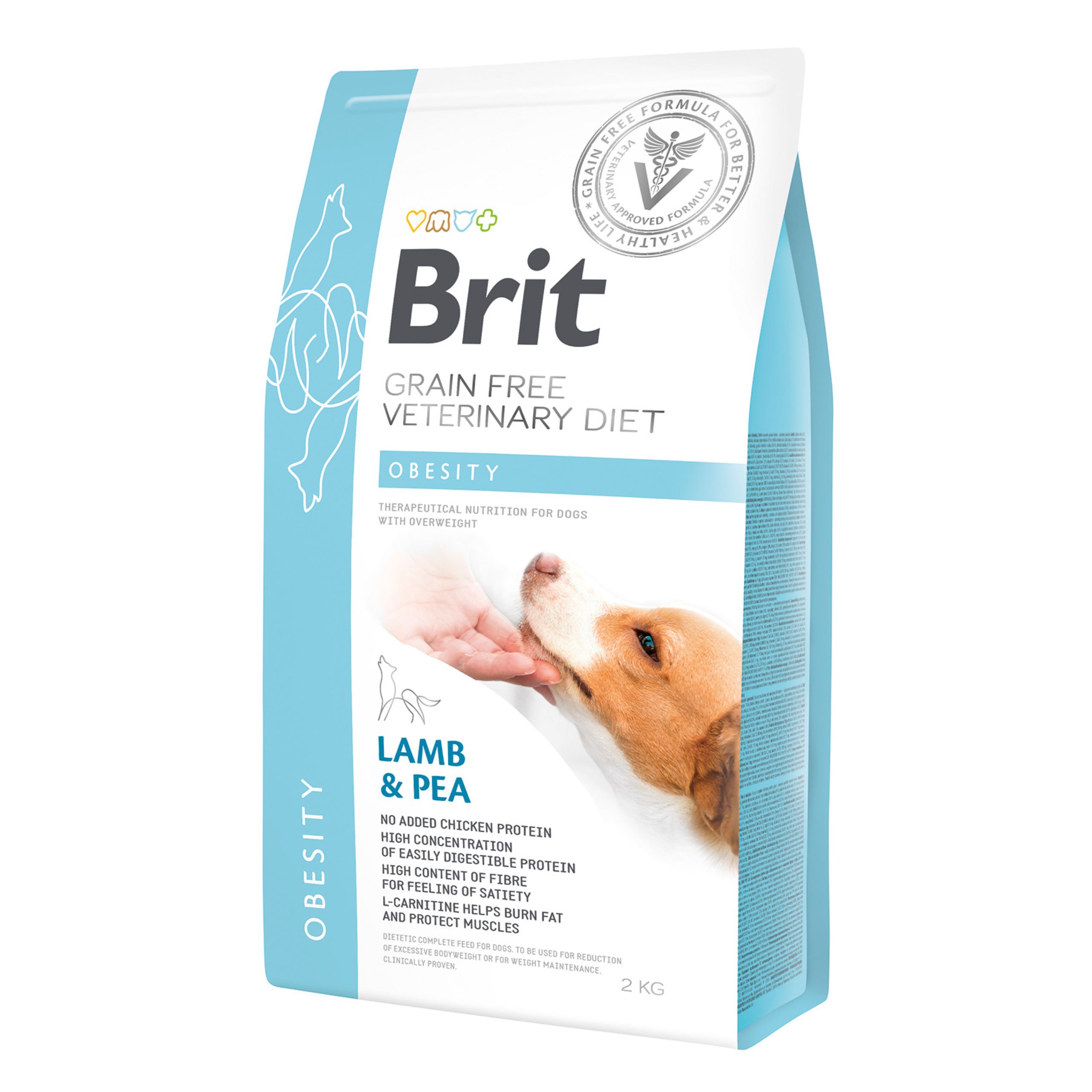 BRIT Grain Free Veterinary Diet Dog Obesity 2kg