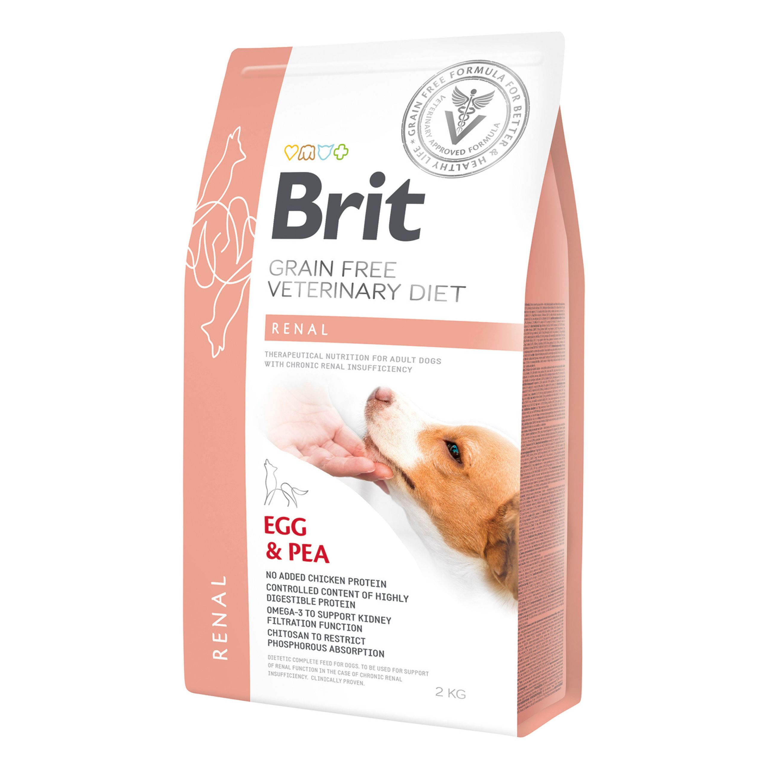 BRIT Grain Free Veterinary Diet Dog Renal 2kg