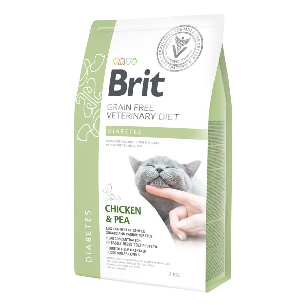 BRIT Grain Free Veterinary Diet Cat Diabetes 2kg