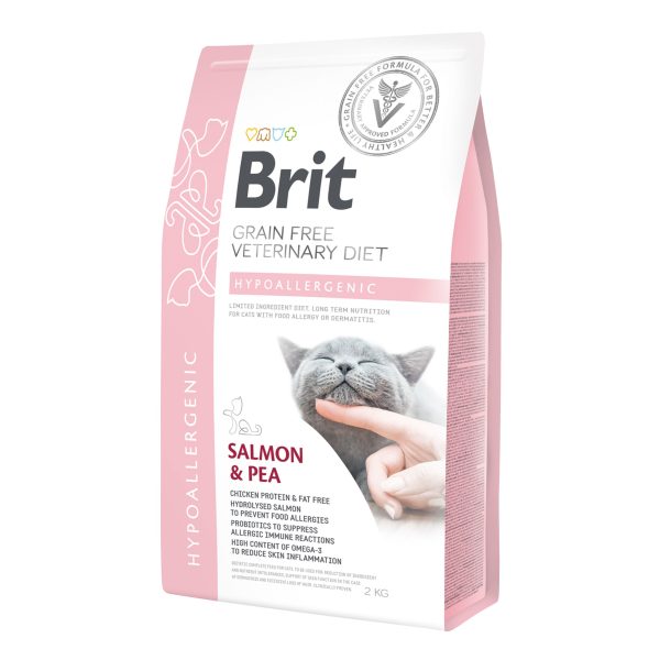 BRIT Grain Free Veterinary Diet Cat Hypoallergenic - obrazek 2