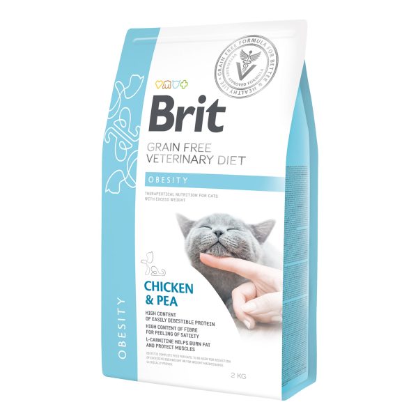 BRIT Grain Free Veterinary Diet Cat Obesity 2kg