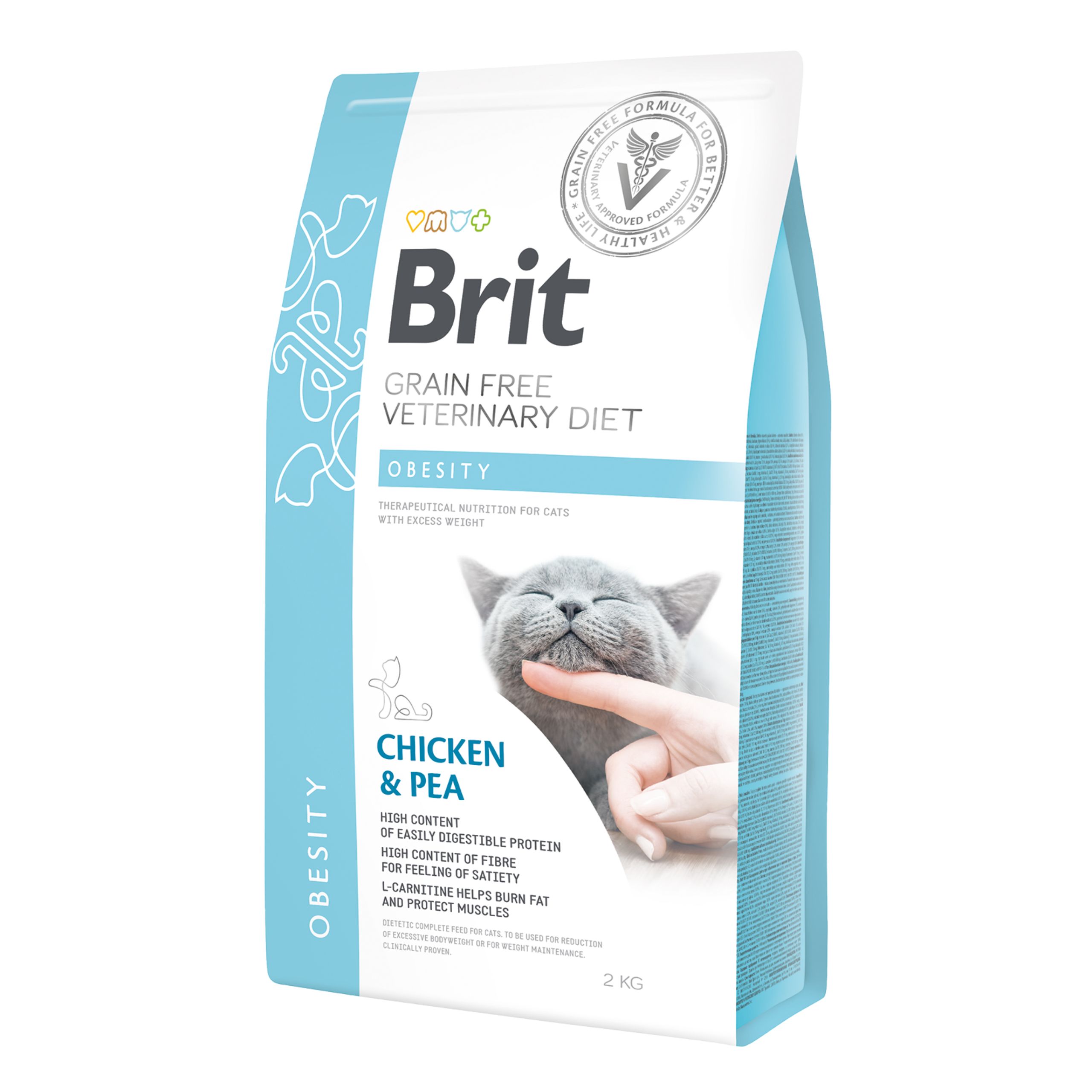 BRIT Grain Free Veterinary Diet Cat Obesity 2kg