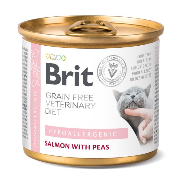 BRIT Grain Free Veterinary Diet Cat Hypoallergenic 200g