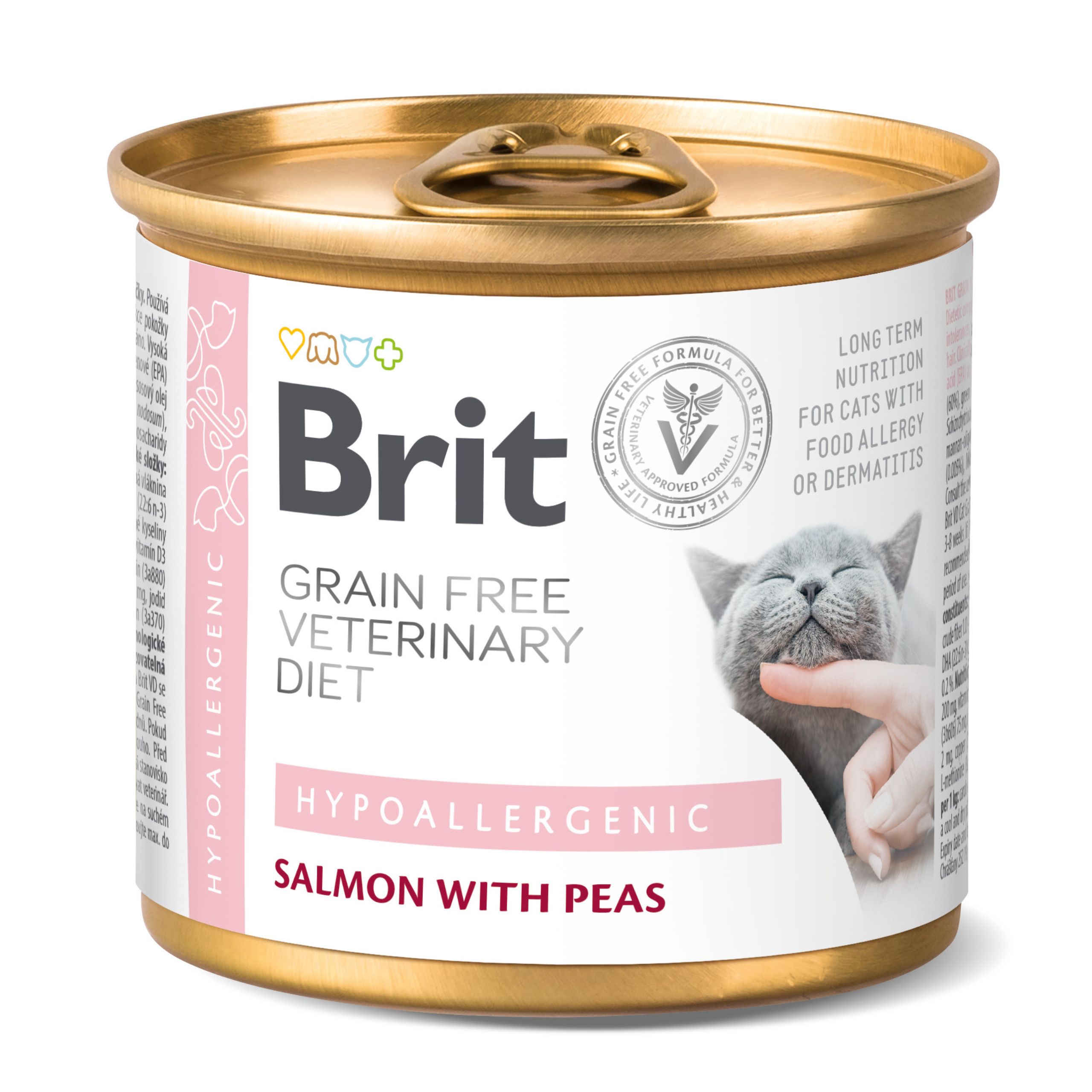 BRIT Grain Free Veterinary Diet Cat Hypoallergenic 200g