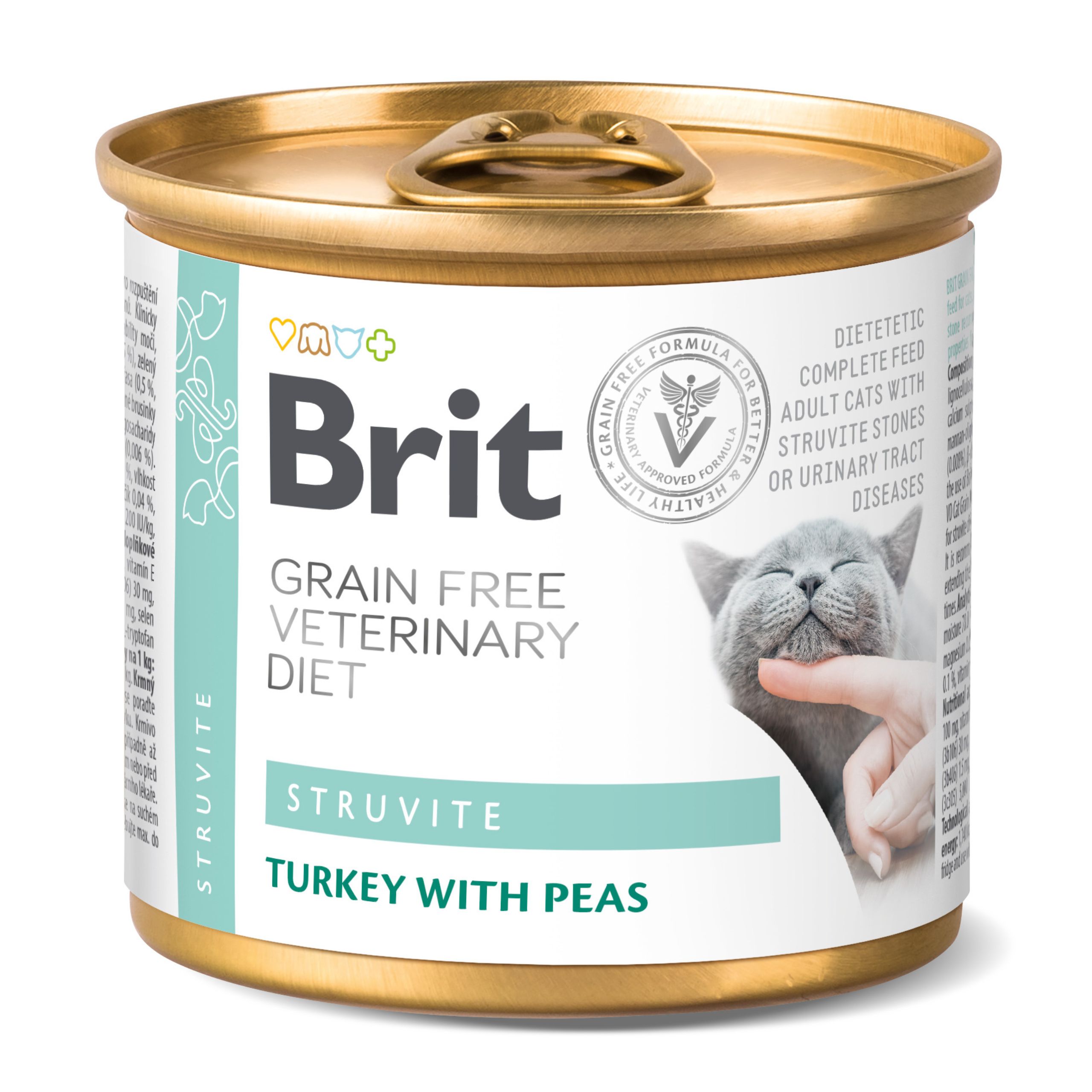 BRIT Grain Free Veterinary Diet Cat Struvite 200g