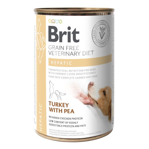 BRIT Grain Free Veterinary Diet Dog Hepatic 400g