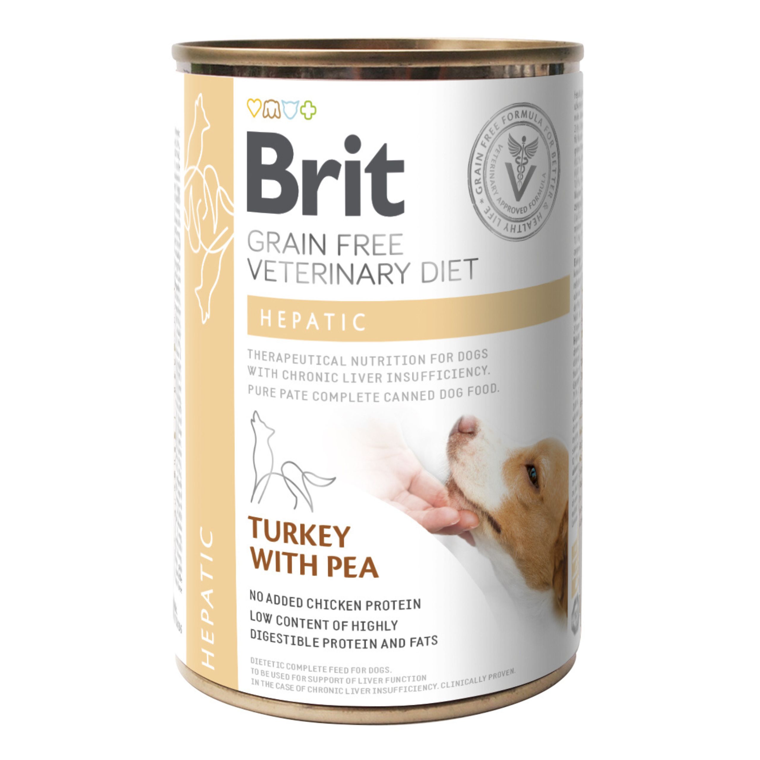 BRIT Grain Free Veterinary Diet Dog Hepatic 400g