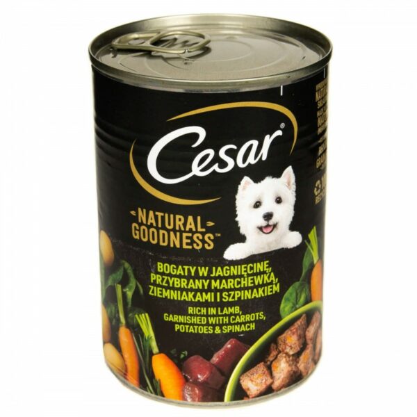 CESAR Natural Goodness z JAGNIĘCINĄ 400g