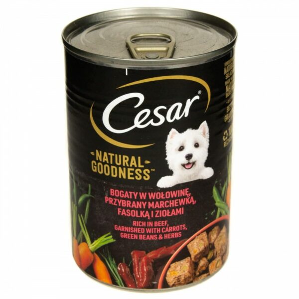 CESAR Natural Goodness z WOŁOWINĄ 400g