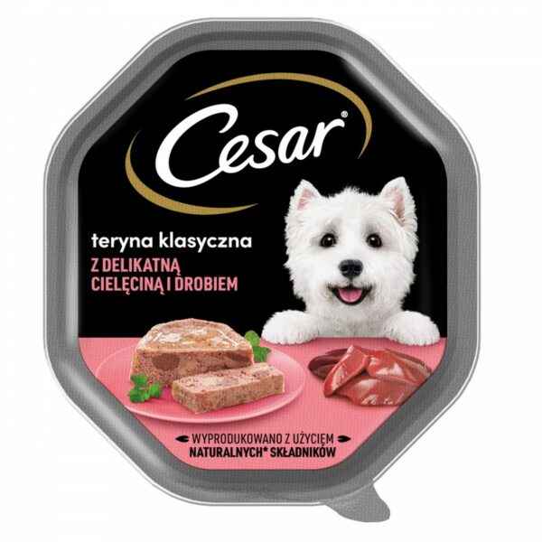 CESAR z Cielęciną i Drobiem 150g