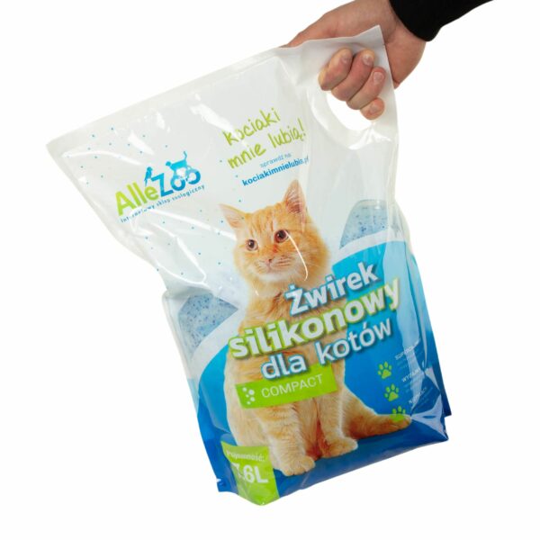AlleZoo ŻWIREK SILIKONOWY Compact Naturalny 7,6l - obrazek 2