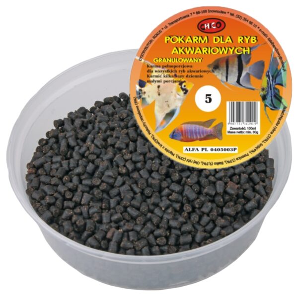 Chico Pokarm GRANULOWANY dla ryb akwariowych nr 5 100ml