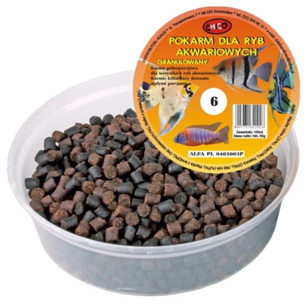 Chico Pokarm GRANULOWANY dla ryb akwariowych nr 6 100ml