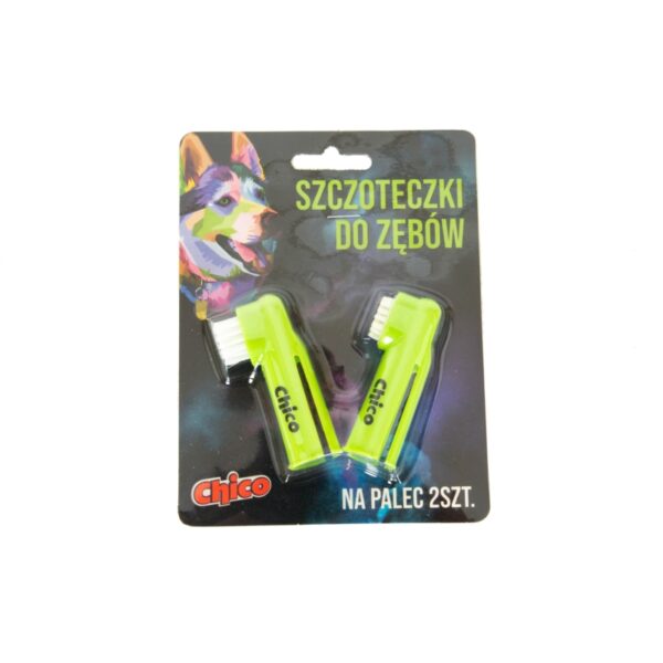 CHICO Szczoteczka do zębów na palec 2szt